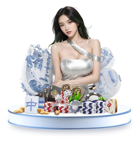 Bàn chơi Baccarat với các khu vực cược Banker, Player, Tie